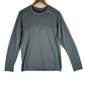 Lululemon Men's Metal Vent Tech City Skyline Long Sleeve Shirt Size M